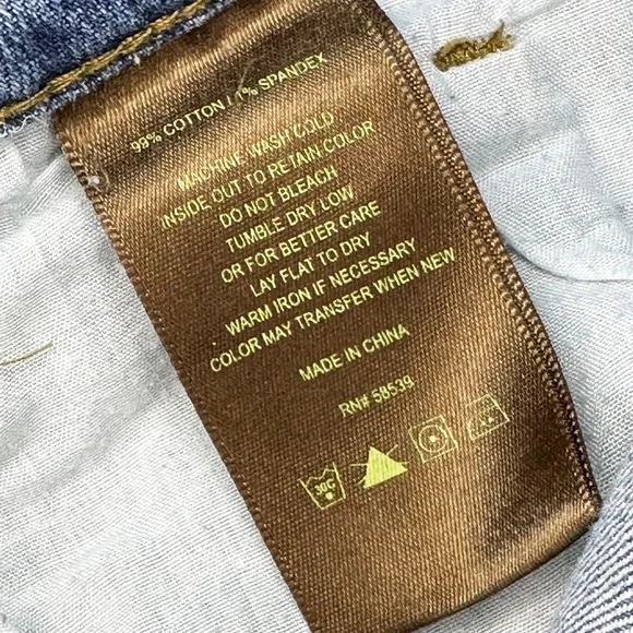 KUT FROM THE KLOTH Emma Straight Leg Ankle Mid-rise Jeans‎ • 8 • light wash blue - Picture 8 of 9